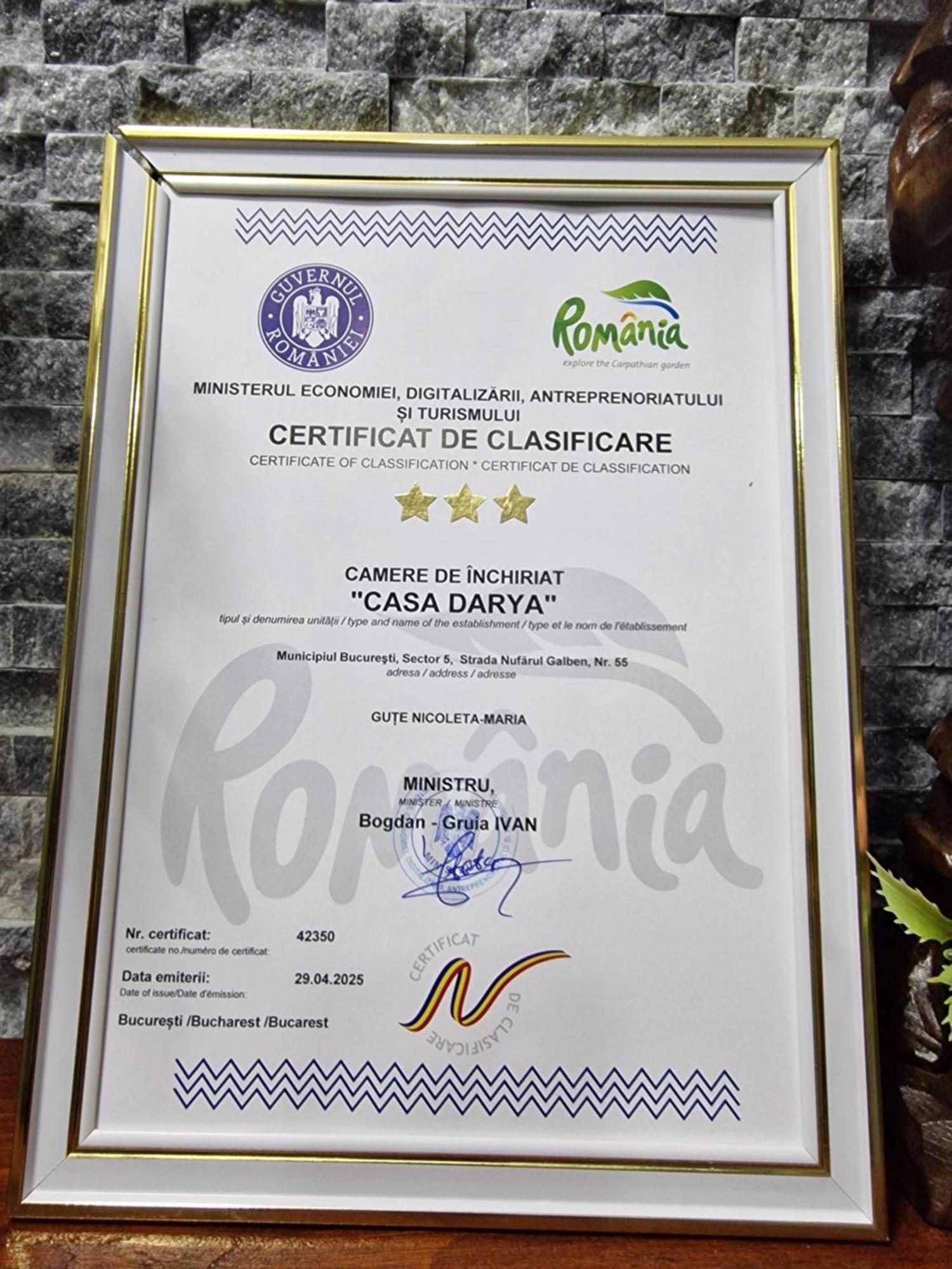 Casa Darya-24H Check-In Leilighet Bucureşti Eksteriør bilde